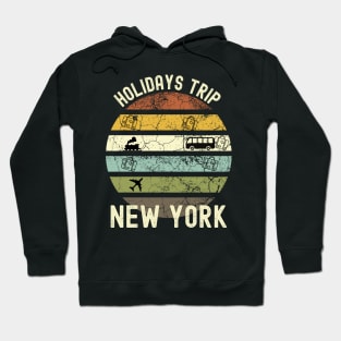 Holidays Trip To New York, Family Trip To New York, Road Trip to New York, Family Reunion in New York, Holidays in New York, Vacation in New Hoodie